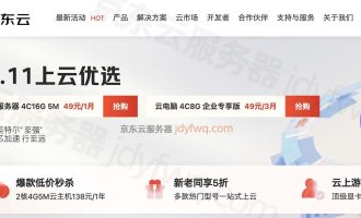 2024京东云服务器双11特价继续，主机性能强悍、价格优惠！