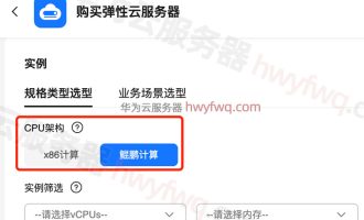 华为云服务器CPU架构鲲鹏计算和x86计算有什么区别？如何选择？